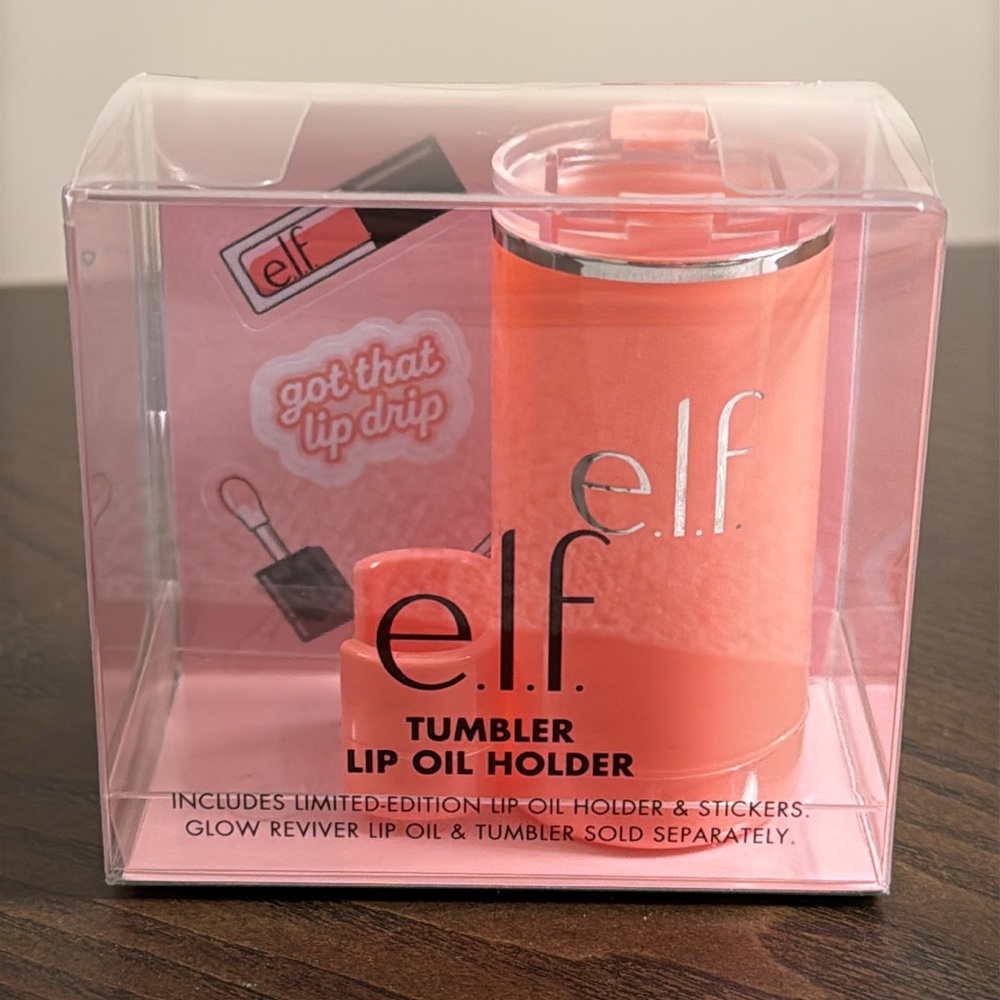 NEW Stanley x Elf e.l.f Collab CORAL FIXATION 40oz Tumbler and Lip oil Holder - Picture 9 of 9